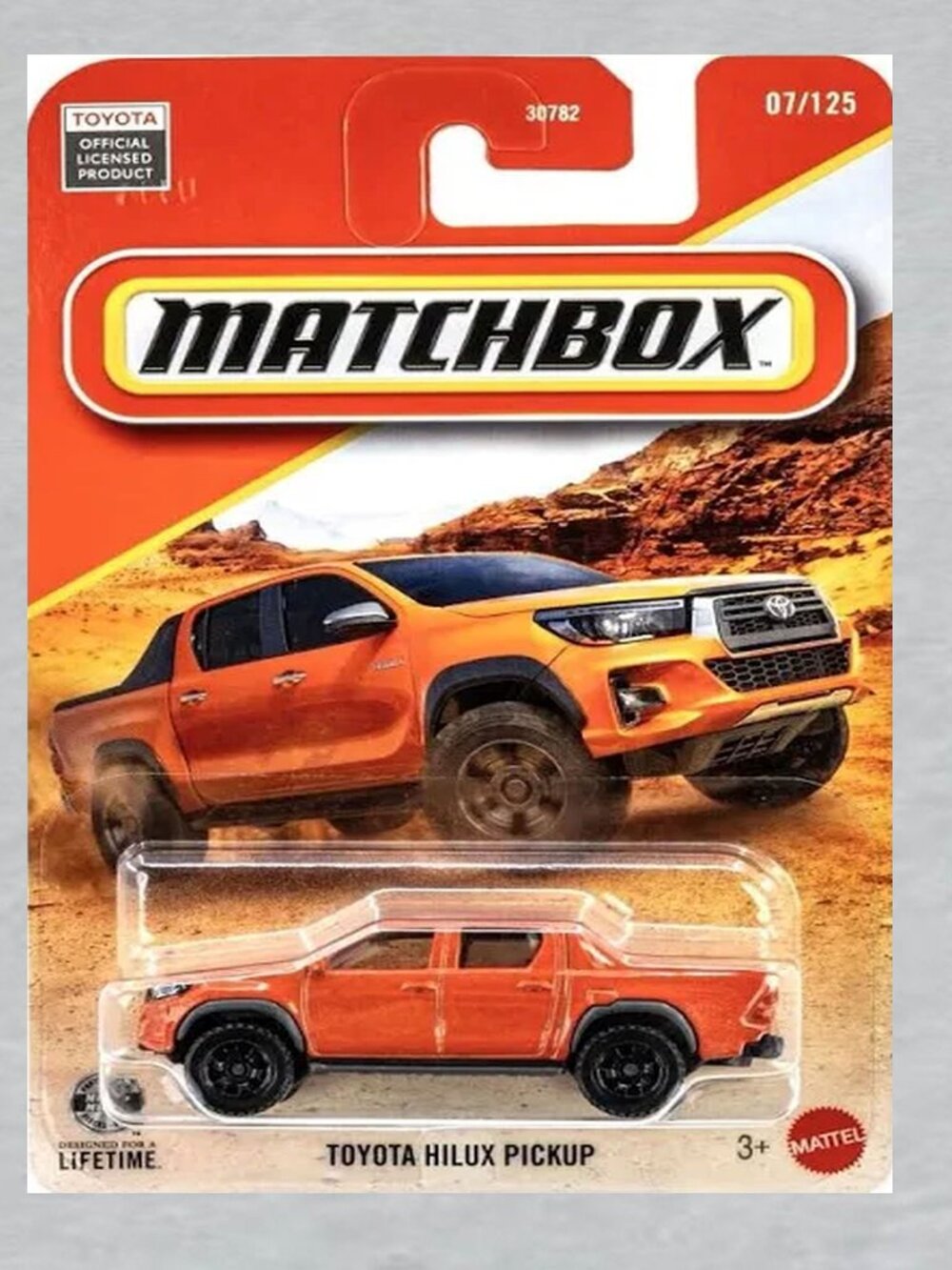 Matchbox Toyota Hilux Pickup ORANGE